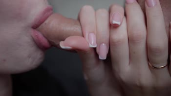 Hotsextape's Uncut Delight: Foreskin Frenzy Blowjob & Cumshot Closeup
