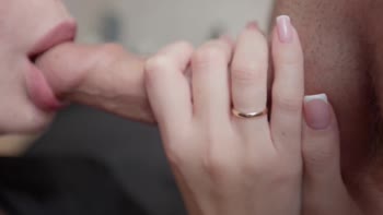 Hotsextape's Uncut Delight: Foreskin Frenzy Blowjob & Cumshot Closeup