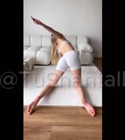 Sexygirlhots' Perfect Pink: Yoga Routine at Home