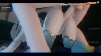 Sweet Life Hentai Trains Her Naughty Stepsister in Racy Animation
