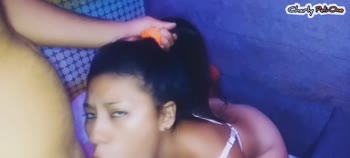 Charly Pelione's Sweet 18-Year-Old Step-Sister Sucks Her Brother's Cock
