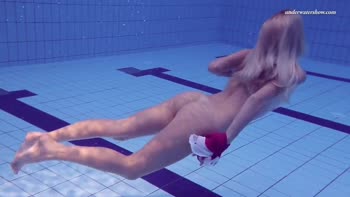 Elena's Sultry Underwater Adventure: Russian Teen (18+) Bares All
