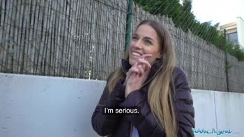 Eveline Dellai Seduces a Stranger for a Scorching Casino Fuck