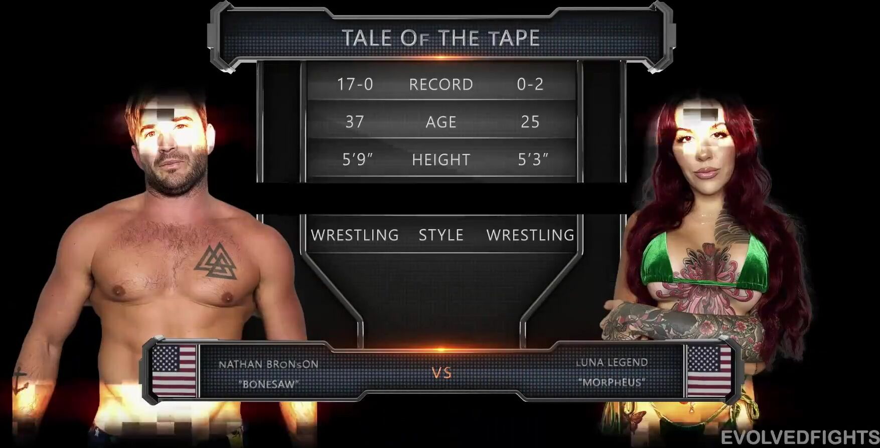Luna Legend vs Nathan Bronson - Nathan looks to Stay Undefeated