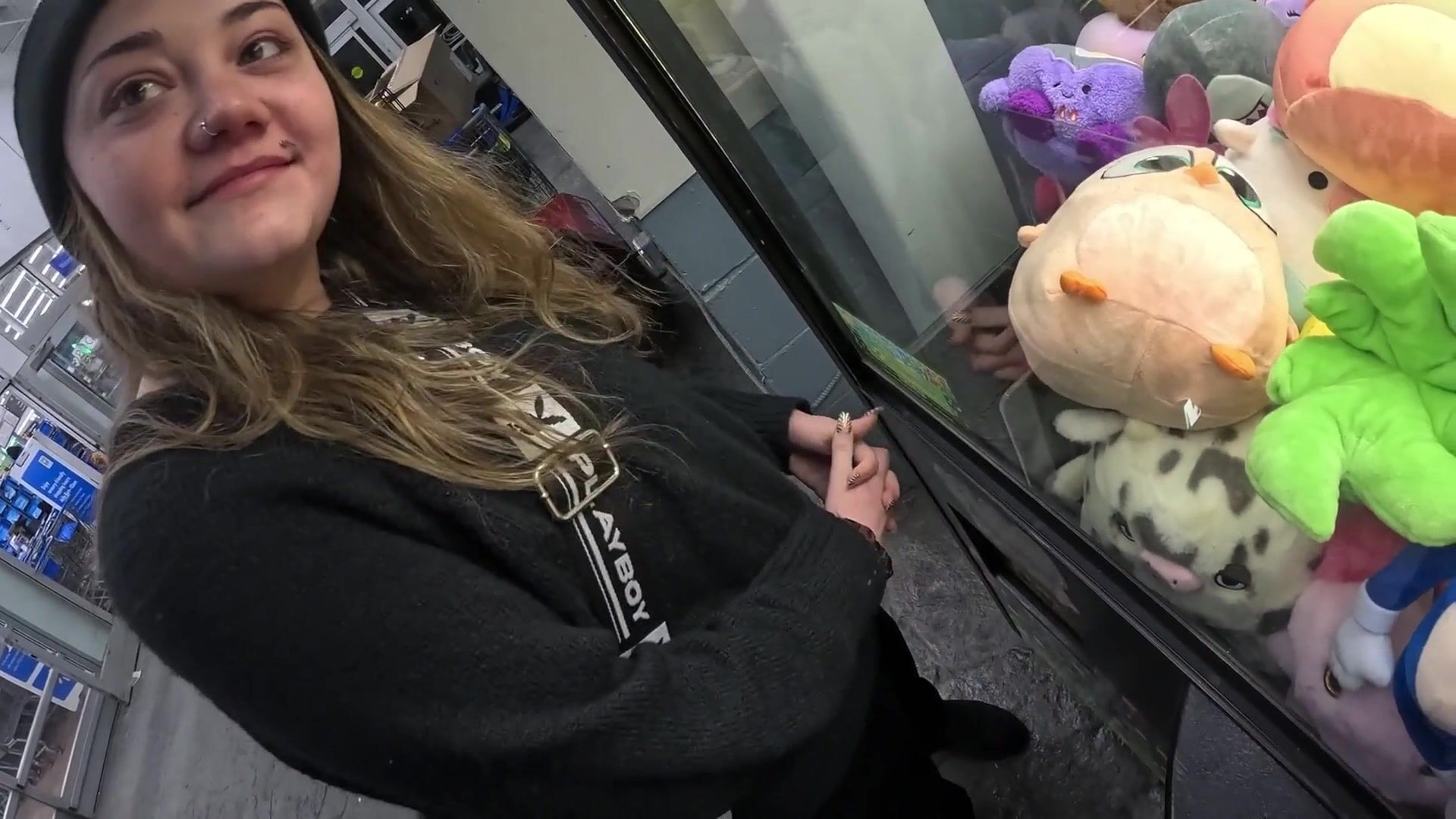 Rich Goth Girl Picks me up at Walmart and Brings me Home to SUCK and FUCK