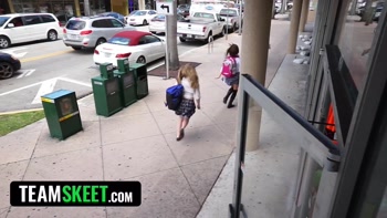 Stepmom's Lesson in Lust: Shoplifting Brats Get Punished