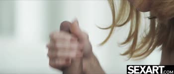 Blonde Bombshell's Rousing Blowjob Leads to Wild Shower Sex