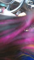 LIFE_ENTERTAINMENT - Ebony Babe's Car Head in NYC: Sloppy Deepthroat with BBC