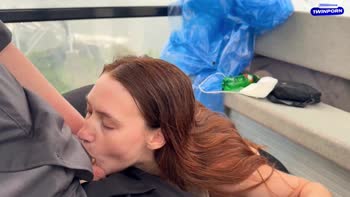 Androlga Tits' Mindblowing Redhead Blowjob Ride