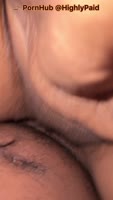 HighlyPaid's Creamy Rides - Slim Lightskin Ebony Teen (18+) Satisfied by Big Arab Somali Dick