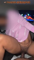 HighlyPaid's Creamy Rides - Slim Lightskin Ebony Teen (18+) Satisfied by Big Arab Somali Dick