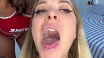 WondersGirlsX's Salty Seduction: Spitting Saliva Kisses & Swapping More