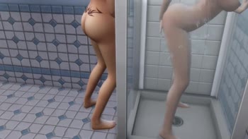 Step Fantasy Unleashed: Futa Stepmom's Shower Surprise with thereasonyoucum