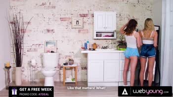 Lily Larimar & Aliya Brynn's Roommate Rivalry Ignites Sizzling Lesbian Encounters