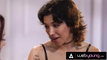 Brooklyn Gray's Redhead Romance with Sabina Rouge: College Lesbians Unleash Passion