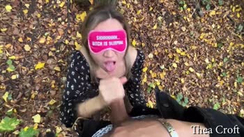 Thea Croft's Park Pleasure: Steamy POV Public Sex in 60FPS