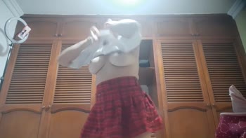 Janice_box's Sultry Solo: Hot Blonde Tease and Masturbation