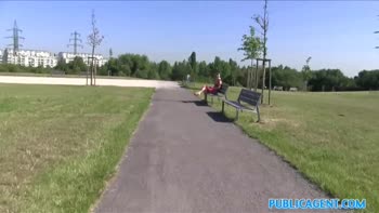 PublicAgent Fit Blonde Beauty in Flower Dress Fucks Stranger for Cash