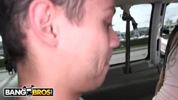 Venezuelan Sensation Rose Monroe Rides the Bang Bus in Miami