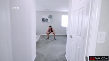Stepbro Uses Isabella's Pussy For His Workout