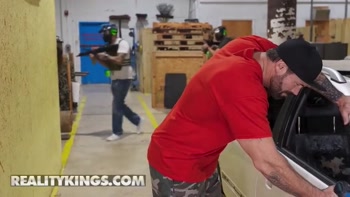 REALITY KINGS - Selina Bentz Flashes Her Tits For Attention And Ends Up Getting Fucked With A Muscular Employee