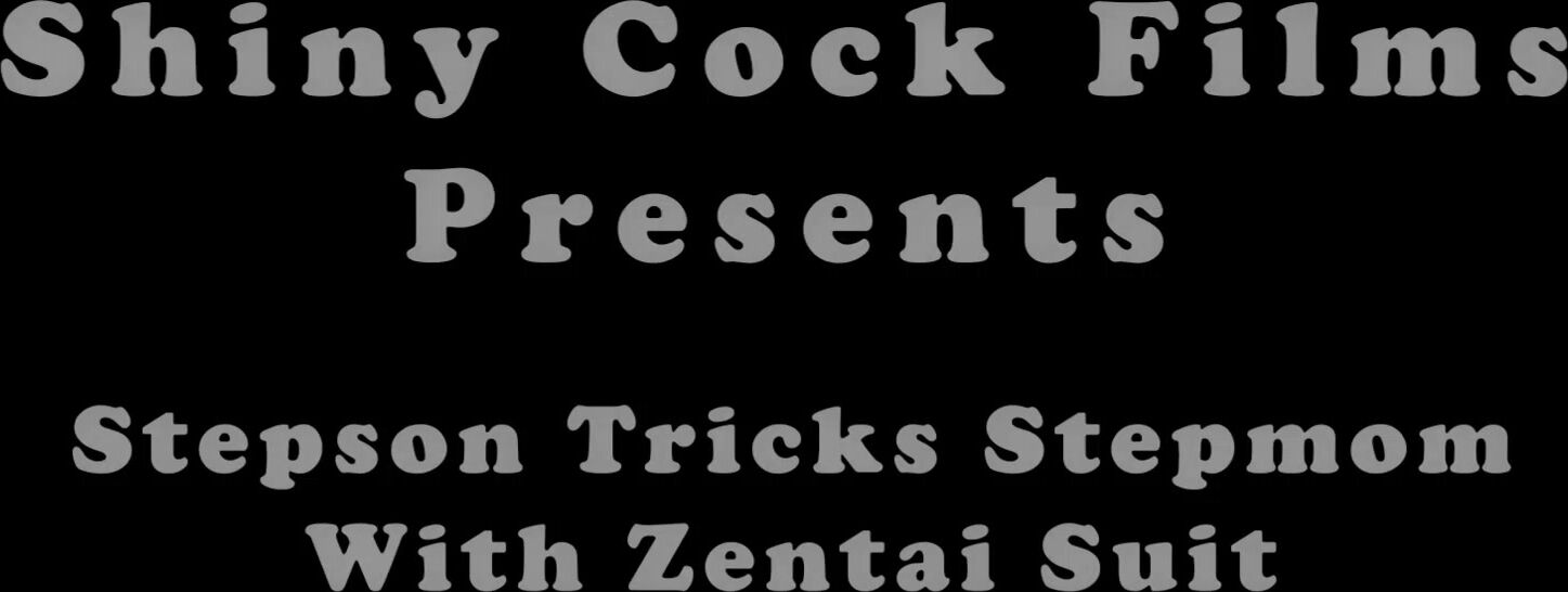 Stepson Tricks Stepmom with Zentai Suit - Jane Cane, Shiny Cock Films