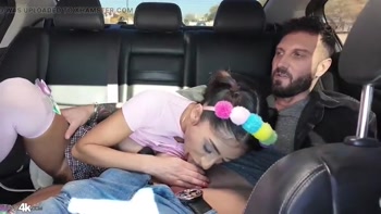 Raver Slut Brings Home Fat Dick For A Ride