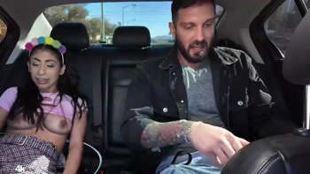 Raver Slut Brings Home Fat Dick For A Ride