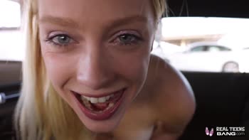 Real Teens (18+) - Petite Blonde Braylin Bailey Gets A Vibrator And Big Cock As A Present