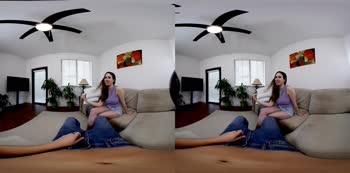 Horny Stepsister Learns Sex from Stepbrother in Sinful VR