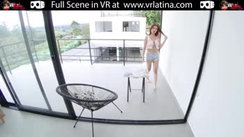VRLatina's Virtual Reality POV Debut: Teen (18+) Latina Cutie Goes Hardcore