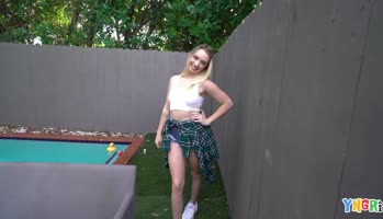 Teen (18+) Blonde Juliette Mint's Insatiable Appetite for Big Cock