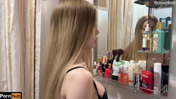 Belovefree's Step Sis Seduction - Rough Gym Love