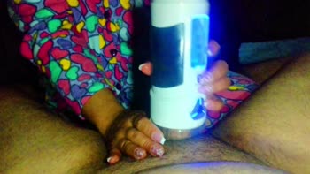 BestMexicanPussy Wows with Lightning Fast Handjob & Vibrator Delight