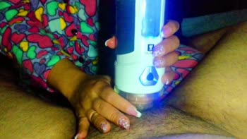 BestMexicanPussy Wows with Lightning Fast Handjob & Vibrator Delight