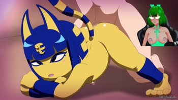 Emily Adaams Sizzles as Ankha in Scorching 60FPS Hentai Ride