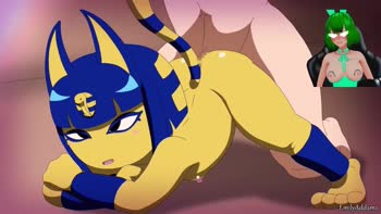 Emily Adaams Sizzles as Ankha in Scorching 60FPS Hentai Ride