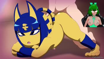 Emily Adaams Sizzles as Ankha in Scorching 60FPS Hentai Ride