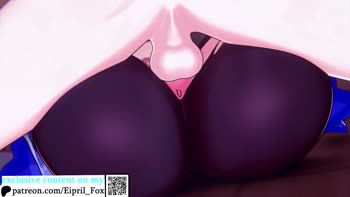 Eipril_Fox - Ganyu's Pleasure Unleashed: Aether's Throat-Tingling Frenzy