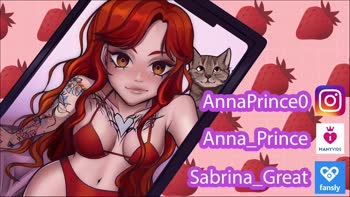 Sabrina_Great - Sabrina's Ginger Glow: Ice Massage on Her Stunning Redhead Ass
