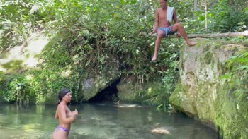 Saraymike's Surprise Lake Date: Real Latina Stepsis Treat