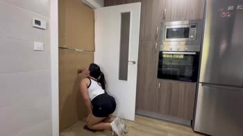 Sashasweetx's Latina Surprise: Glory Hole Blowjob
