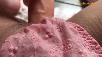 Coquinou_Mell's French Orgasm Delight: Petite Blonde Moans with Big Dildo
