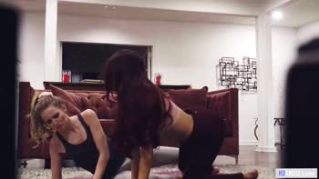 Straight Girl Goes Lesbian For The First Time - Scarlett Sage, Sabina Rogue