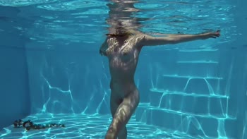 Fernanda's Pink Perfection: Underwater Gymnastics Delight