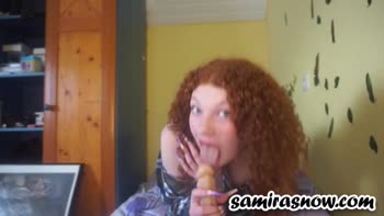 Teen (18+)-Ginger's Squirting Solo Adventure: Learn to Jerk Off Like a Pro