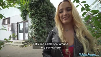 Anna Khara's Blonde Brilliance: Public Pleasure in a Short Dress