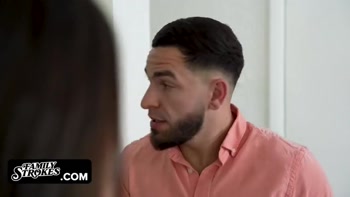 Lucky Young Stud Pounds Big Titted Latina Aunty While Her Husband Is Not Watching