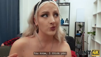 HUNT4K. She Moaned so Loudly That She Almost Woke Up Her Boyfriend