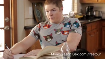 Moms Teach Sex - Step Mom turns study time into fuck time